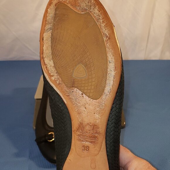 Ladies AGL Monica Spring Cap Toe Ballet Flat - 38 (US 7) - Picture 3 of 6